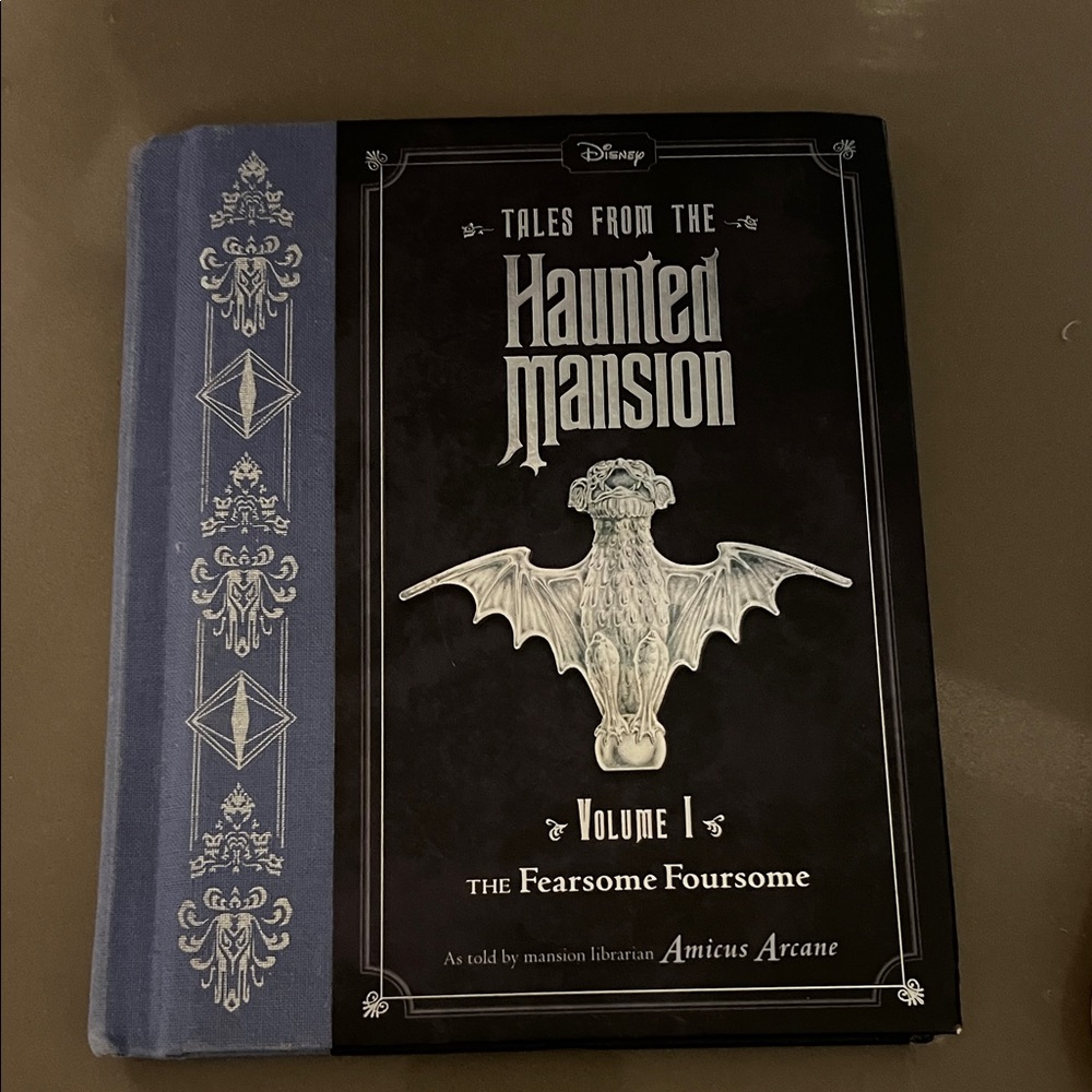 Disney Haunted Mansion Hardcover Book in Black and Navy